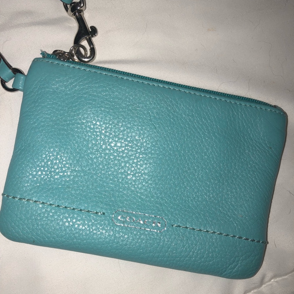 Tiffany Blue gently used wristlet!